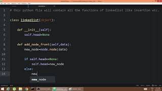 02 - implementing singly linked list using python -part 1