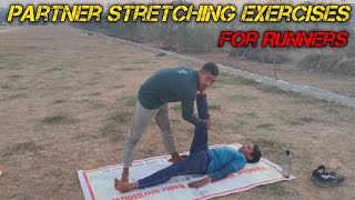 Partner Stretching Exercises🏋️✅  || By Athlete Amit 999