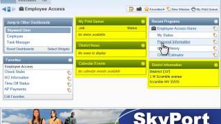 Skyward Dashboard Widgets