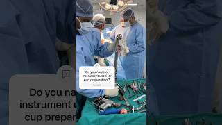 Live hip replacement with OT sounds-preparation for cup in THR #surgeryday #totalhipreplacement