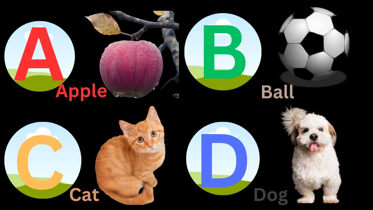 ABCD | Phonics Song | A For Apple B For Ball C For Cat | Abcd Song ...