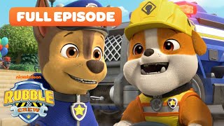 Rubble & Crew and PAW Patrol Chase Are On the Case! | FULL EPISODE | Rubble & Crew
