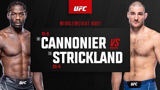 UFC Fight Night: Jared Cannonier vs Sean Strickland Highlights