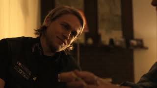 Sons of Anarchy | 1x01 | Gemma slaps Jax | Jax asks about JT | 1080p