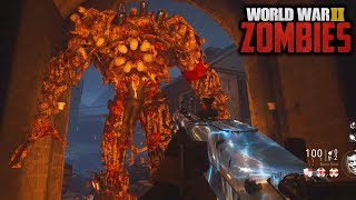 WW2 ZOMBIES - FULL MAIN EASTER EGG HUNT GAMEPLAY!!! (Call of Duty WW2 Zombies)