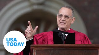 Tom Hanks calls on graduates to defend truth in Harvard commencement | USA TODAY
