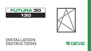 FUTURA 3D 130 tilt-and-turn hinges for Euro Groove - Instructions | Giesse