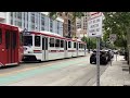 UTA TRAX light rail passing through the Salt Lake City part1