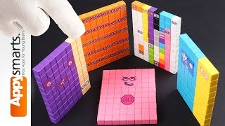 Making the Big Pink Magnetic Numberblock (featuring 12 and 13) - crafts project for STEM classroom