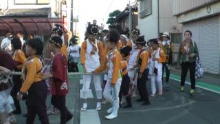 麻生の山車曳き祭 大麻神社例大祭2015　年番引継ぎ日　総曳き　田町地区の山車　00047