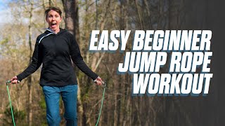 EASY BEGINNER JUMP ROPE WORKOUT