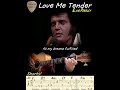 🔴Love Me Tender- Elvis Presley(#shorts)🔴Easy Fingerstyle Guitar Tutorial