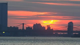 Sunrise as partial eclipse sweeps over northern hemisphere | AFP