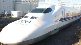 JR東海700系C54編成廃車回送  三島駅でお見送り　〔提供動画〕