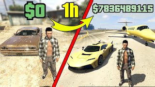 DE 0$ A 7 MILLIARDS DE DOLLARS EN 1 HEURE SUR GTA 5 ONLINE (Pour vous aussi)