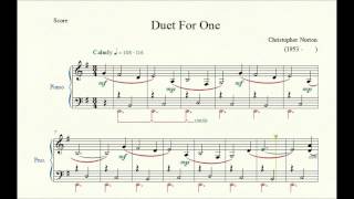 Duet For One - Christopher Norton - Piano Repertoire 1