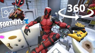 360° Deadpool Yacht EVENT | Dead pool Skin | FORTNITE Week 7 New Update in VR