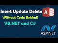 Super Simple Access Database Insert, Update & Delete in ASP.NET(full data entry) VB.net and C#
