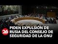 Ucrania pide expulsar a Rusia del Consejo de Seguridad de la ONU