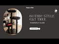 Gothic Style Cat Tree Installation Guide| Happy & Polly