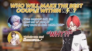 [ENG SUB] Who will make the best couple within KNR? [KNR/Kinako/きなぽっぽ/BobSappAim/Admin/あどみん]