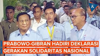 Momen Prabowo-Gibran Hadiri Deklarasi Gerakan Solidaritas Nasional