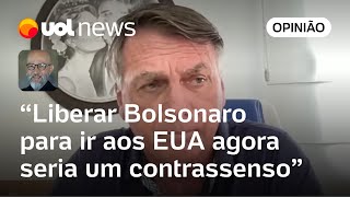 Bolsonaro e posse de Trump: Veto à viagem aos EUA significa prenúncio de condenação, diz Josias