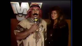 WWF Bloopers - the Iron Sheik fills in for Mean Gene