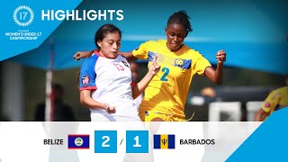 Concacaf Women's Under-17 Championship - Belize vs Barbados