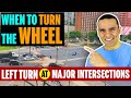 TIPS for Left Turn at Major Intersection || New Driver Tips by Ex-Driving Instructor || Driving Tips