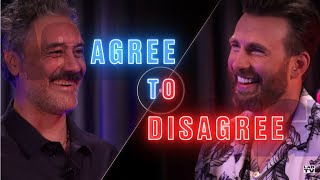 Chris Evans and Taika Waititi Argue Over The Internets Big Debates | Agree to Disagree