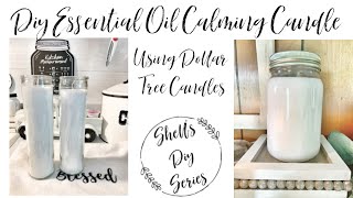 Diy Essential Oil Calming Candle