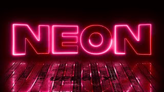 Neon Text Animation in After Effects - After Effects Tutorial - Easy Way
