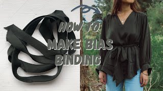 How to Make Bias Binding - Quick \u0026 Easy Tutorial