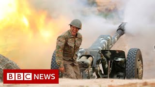 Armenia-Azerbaijan conflict: Azerbaijan president vows to fight on - BBC News