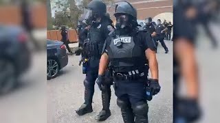 Police arrest MLive reporter filming a Proud Boys rally in Kalamazoo, Michigan
