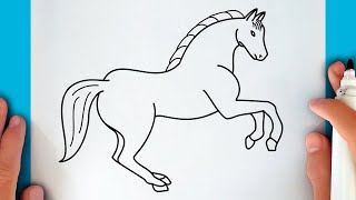HOW TO DRAW A HORSE