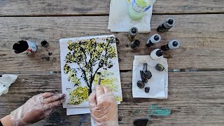 Rock And Ink Art Beautiful Creation In 10 Minutes  DAY 2 , ELM ULMUS