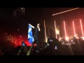 Imagine Dragons - Polaroid - Dan holding the Quebec Flag - Montreal