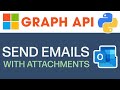 Send Emails (With Attachments) In Outlook Using Microsoft Graph API In Python