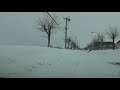 japan drive hokkaido 1080p tobetsu town road inaho dori ave.（from hokuei dori ave）