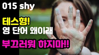 015 shy 테스형 영단어 왜이래. 부끄러워 하지마