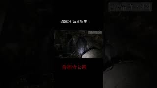 深夜の公園散歩28【善福寺公園】 #shorts