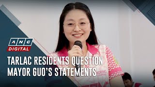 Tarlac residents question Mayor Guo’s statements | ANC