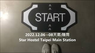 【不是說走就走的小旅行-2022冬】台北優質空間感的青年旅館★Star Hostel