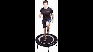 Maximus Life Bounce \u0026 Burn Foldable Indoor Mini Trampoline Rebounder for Adults | United state | Uk