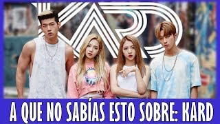 A QUE NO SABÍAS ESTO SOBRE: KARD | ZEGEL \u0026 MEI