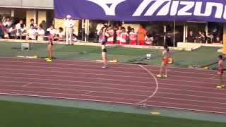 2015日本学生陸上 女子4x100mR決勝  立命館大学 45.40