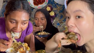 MAKAN UDANG SAMBAL IJO SAMPE BIBIR GEMETAR!!!