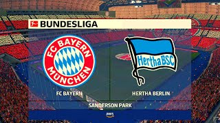 Bayern Munich vs Hertha BSC in Bundesliga- Fifa 21 Gameplay
